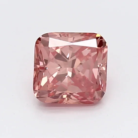 Loose 0.73 Carat Vivid Pink SI1 IGI Certified Lab Grown Cushion Diamonds