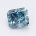 Loose 0.79 Carat Deep Blue SI2 IGI Certified Lab Grown Radiant Diamonds