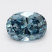 Loose 0.95 Carat Vivid Blue SI1 IGI Certified Lab Grown Oval Diamonds