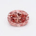 Loose 0.49 Carat Vivid Pink SI1 IGI Certified Lab Grown Oval Diamonds