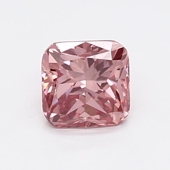 Loose 0.7 Carat Vivid Pink VS2 IGI Certified Lab Grown Cushion Diamonds