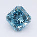 Loose 1.03 Carat Vivid Blue SI2 IGI Certified Lab Grown Radiant Diamonds