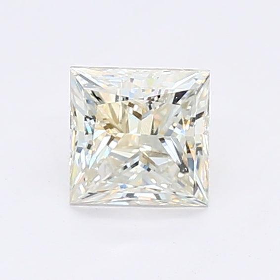 Loose 1.04 Carat Light Yellow VS1 IGI Certified Lab Grown Princess Diamonds