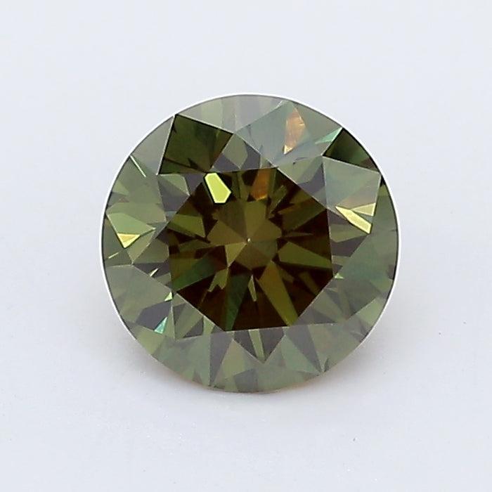 Loose 0.97 Carat Deep Green VS1 IGI Certified Lab Grown Round Diamonds