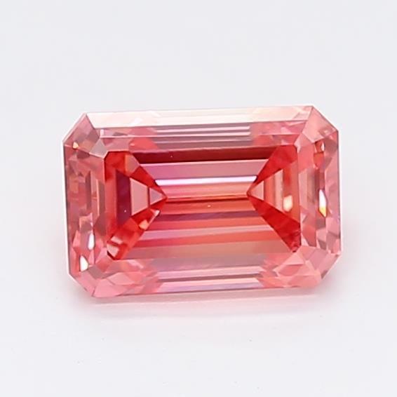 Loose 0.94 Carat Vivid Pink VS2 IGI Certified Lab Grown Emerald Diamonds