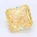 Loose 2.04 Carat Vivid Yellow SI1 IGI Certified Lab Grown Radiant Diamonds
