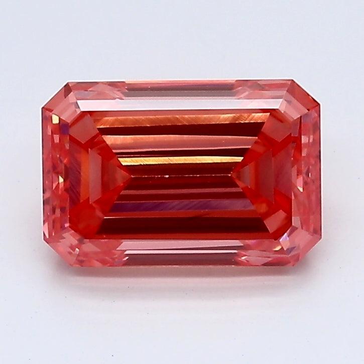 Loose 1.54 Carat Vivid Pink VS2 IGI Certified Lab Grown Emerald Diamonds