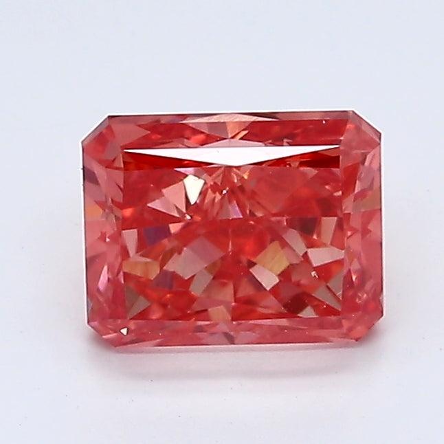 Loose 1.15 Carat Vivid Pink VS2 IGI Certified Lab Grown Radiant Diamonds