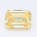Loose 1.74 Carat Intense Yellow SI1 IGI Certified Lab Grown Emerald Diamonds