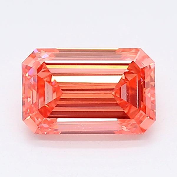 Loose 1.25 Carat Intense Pink VS1 IGI Certified Lab Grown Emerald Diamonds