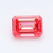 Loose 0.58 Carat Deep Pink VS2 IGI Certified Lab Grown Emerald Diamonds