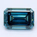 Loose 1.3 Carat Deep Blue SI2 IGI Certified Lab Grown Emerald Diamonds
