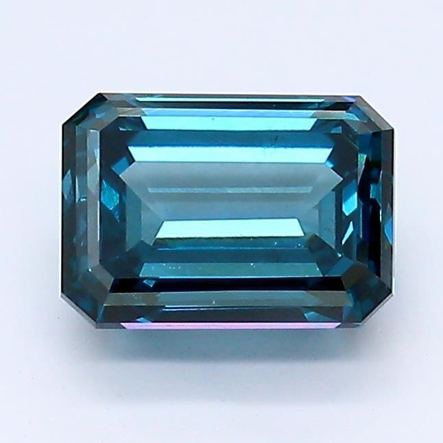 Loose 1.25 Carat Dark Blue VS2 IGI Certified Lab Grown Emerald Diamonds