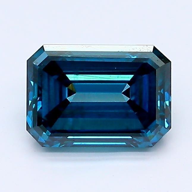 Loose 1.09 Carat Deep Blue SI1 IGI Certified Lab Grown Emerald Diamonds