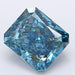 Loose 1.89 Carat Deep Blue VS2 IGI Certified Lab Grown Radiant Diamonds
