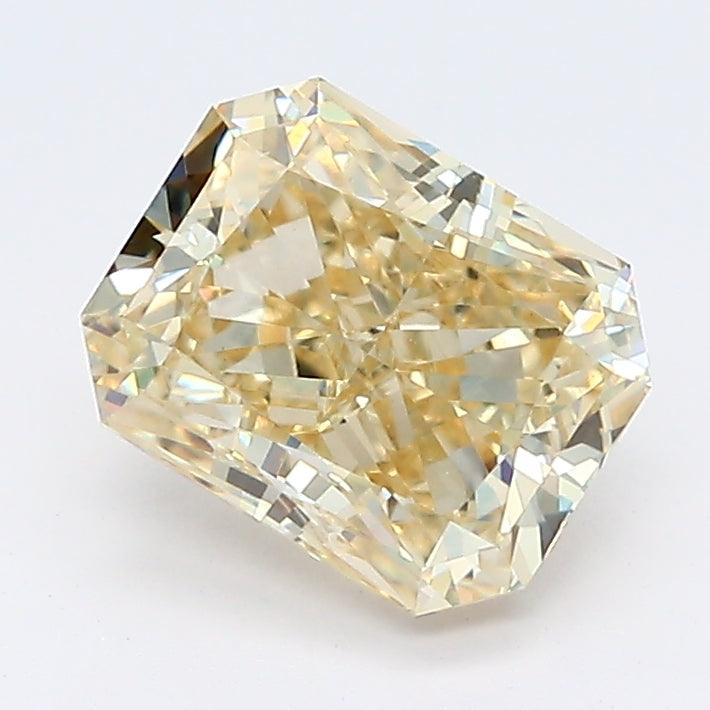 Loose 1.73 Carat Fancy Yellow SI1 IGI Certified Lab Grown Radiant Diamonds