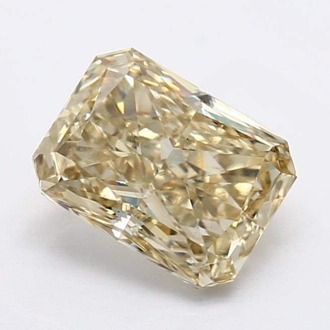 Loose 1.5 Carat Fancy Yellow VS1 IGI Certified Lab Grown Radiant Diamonds