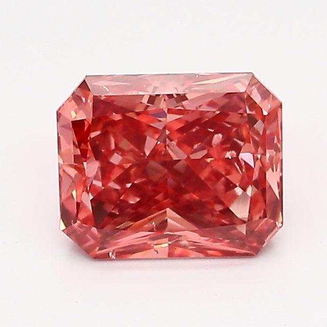 Loose 1 Carat Vivid Pink SI2 IGI Certified Lab Grown Radiant Diamonds