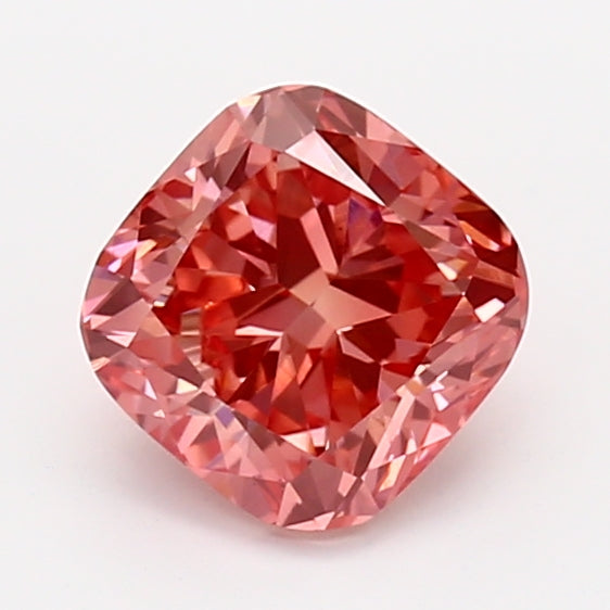 Loose 1.02 Carat Intense Pink VS1 IGI Certified Lab Grown Cushion Diamonds