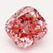 Loose 1.45 Carat Fancy Pink SI1 IGI Certified Lab Grown Cushion Diamonds