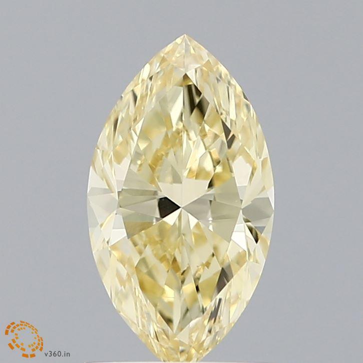 Loose 1.26 Carat Fancy Yellow VS1 IGI Certified Lab Grown Marquise Diamonds