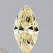 Loose 1.39 Carat Fancy Yellow VS1 IGI Certified Lab Grown Marquise Diamonds