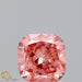 Loose 1.5 Carat Vivid Pink VS2 IGI Certified Lab Grown Cushion Diamonds