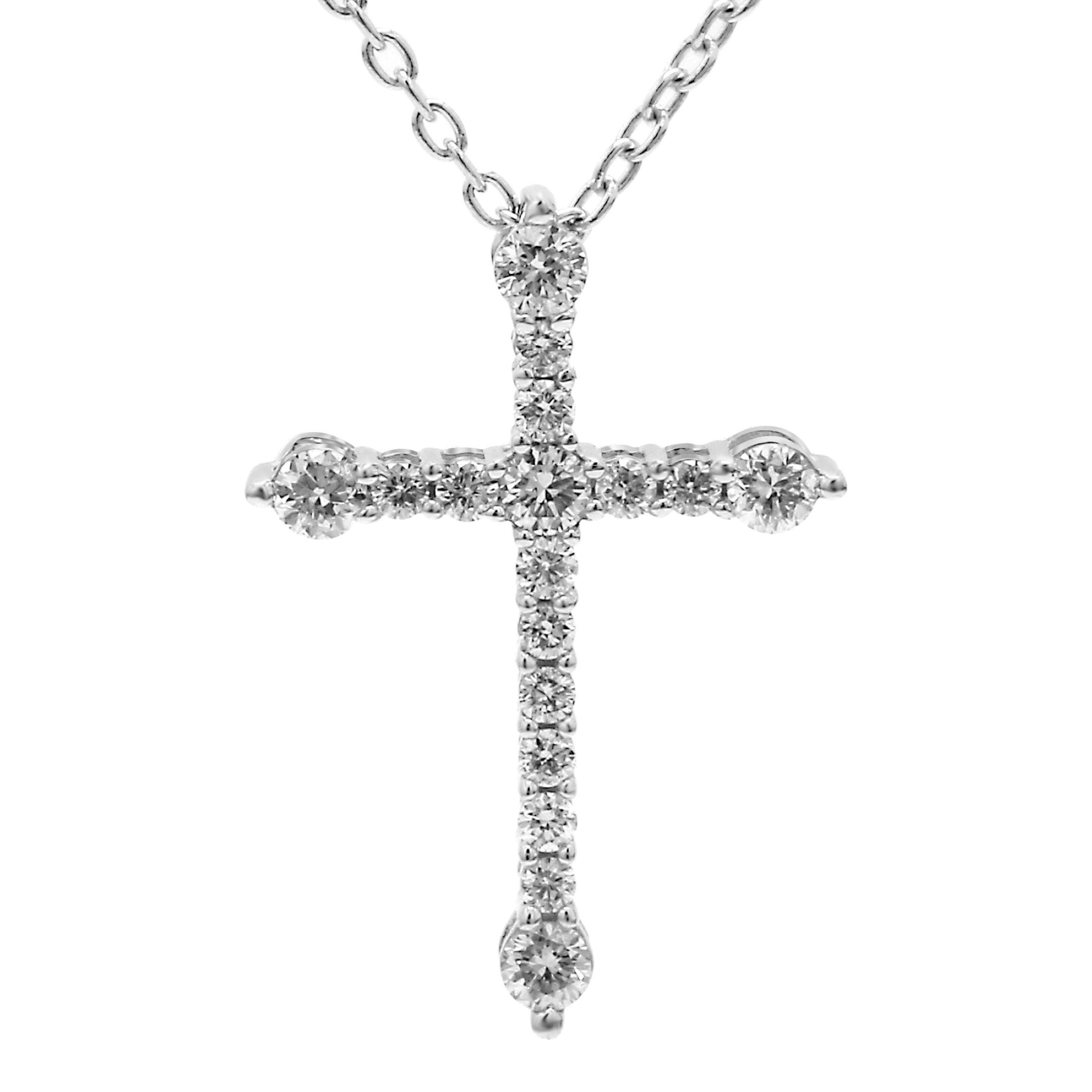 Cross Necklace 1/3 Ctw.