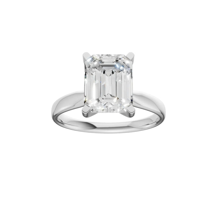 Emerald Cut Solitaire Ring 2.0Ct