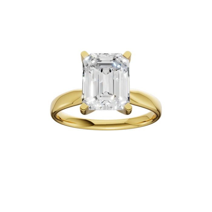 Emerald Cut Solitaire Ring 2.0Ct