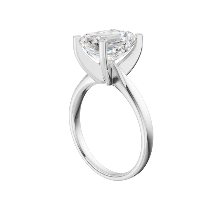 Emerald Cut Solitaire Ring 3.0Ct