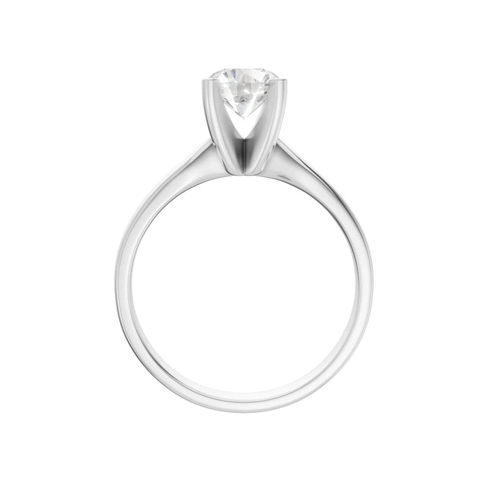 Round Solitaire Ring 1.0Ct