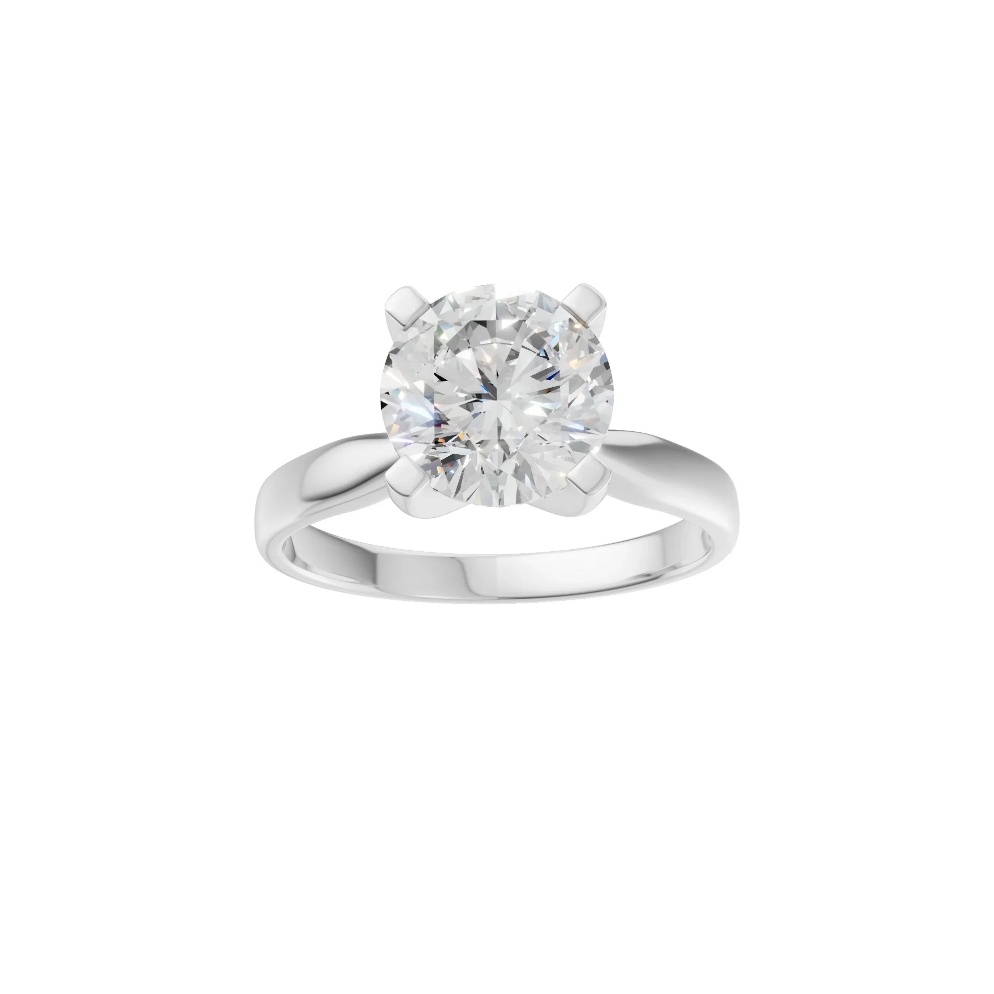 Round Solitaire Ring 2.0Ct