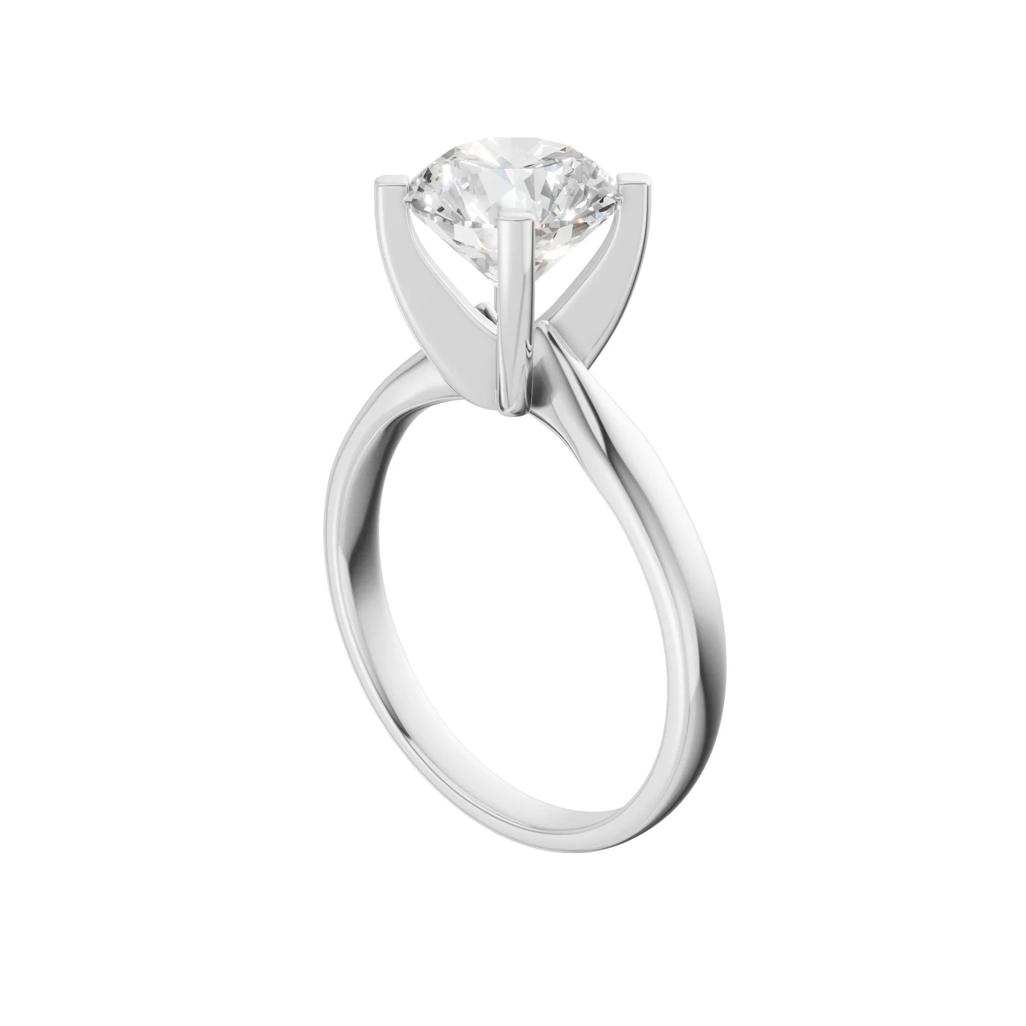 Round Solitaire Ring 2.0Ct
