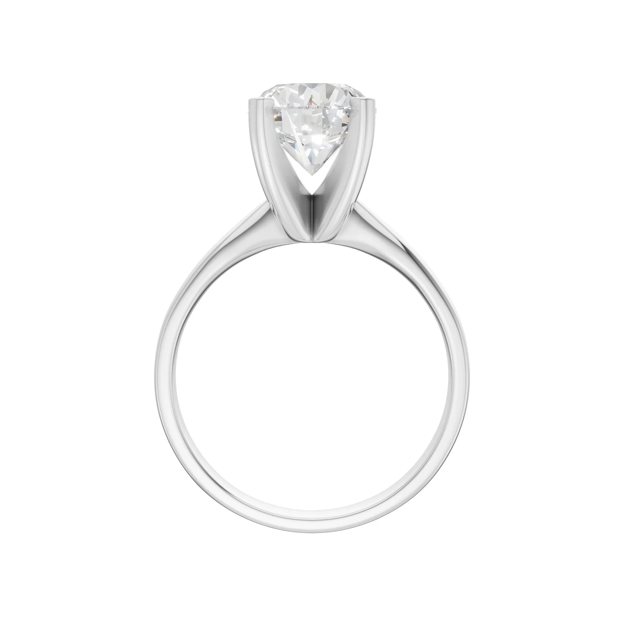 Round Solitaire Ring 2.0Ct