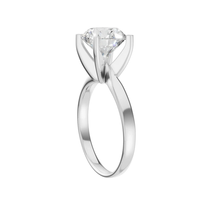 Round Solitaire Ring 3.0Ct