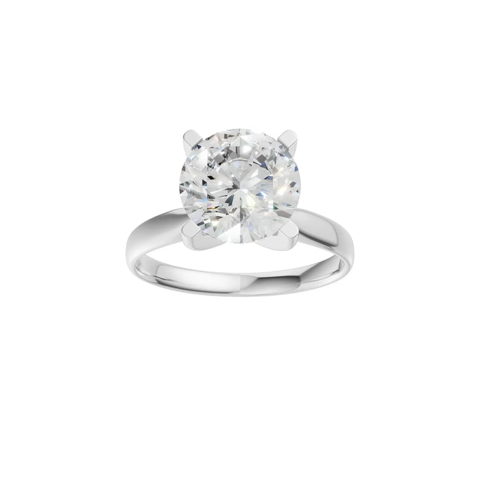 Round Solitaire Ring 3.0Ct