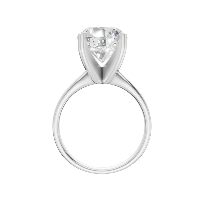 Round Solitaire Ring 4.0Ct