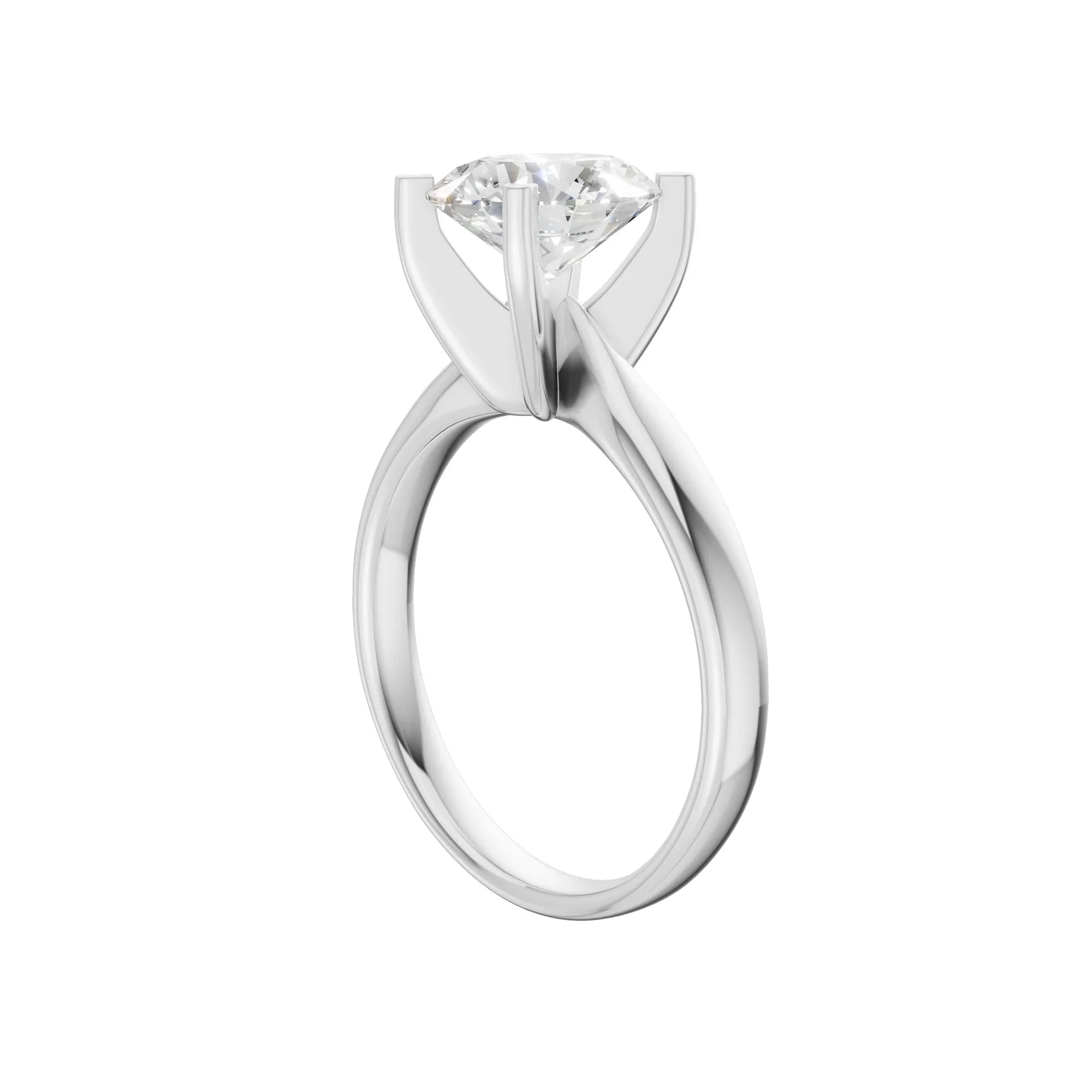 Oval Solitaire Ring 2.0Ct