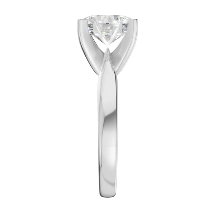 Oval Solitaire Ring 2.0Ct