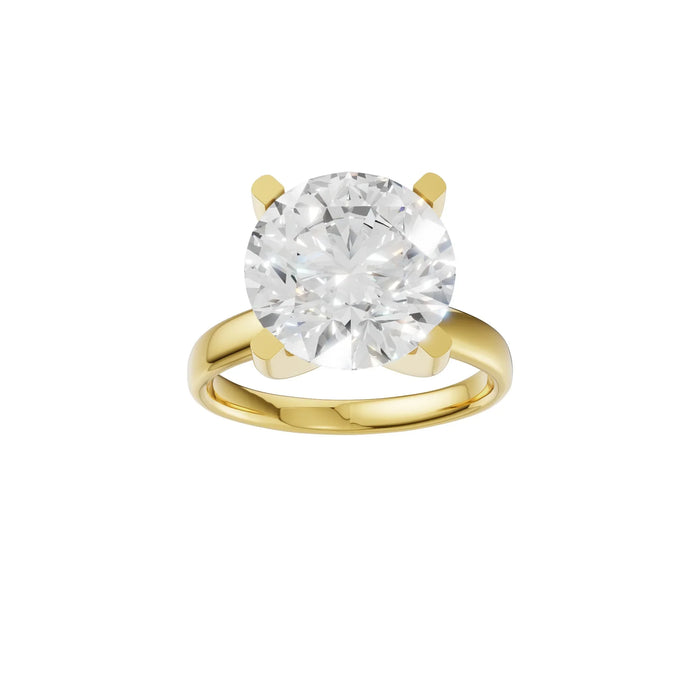 Round Solitaire Ring 5.0Ct
