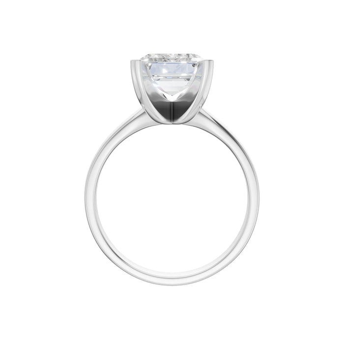 Emerald Cut Solitaire Ring 5.0Ct