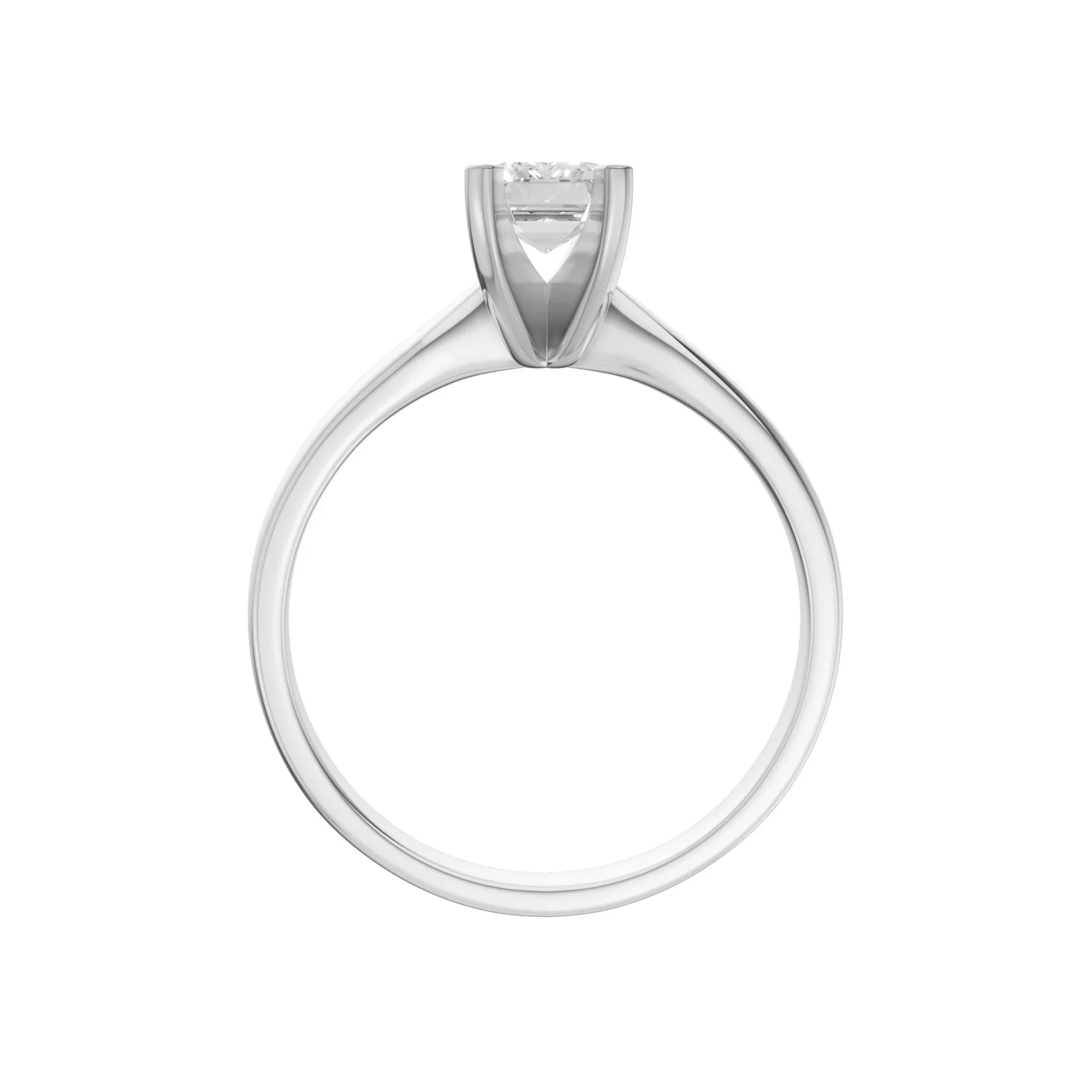 Radiant Cut Solitaire Ring 1.0Ct Certified