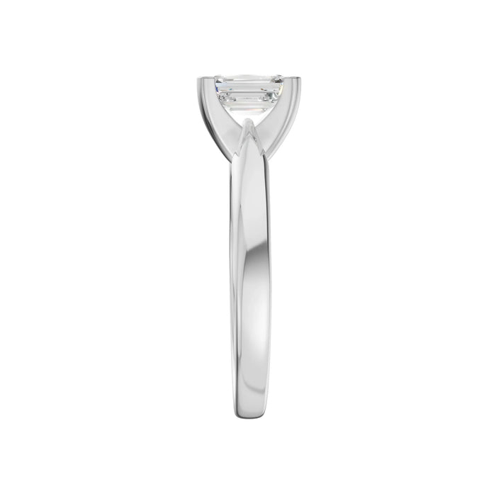 Radiant Cut Solitaire Ring 1.0Ct Certified