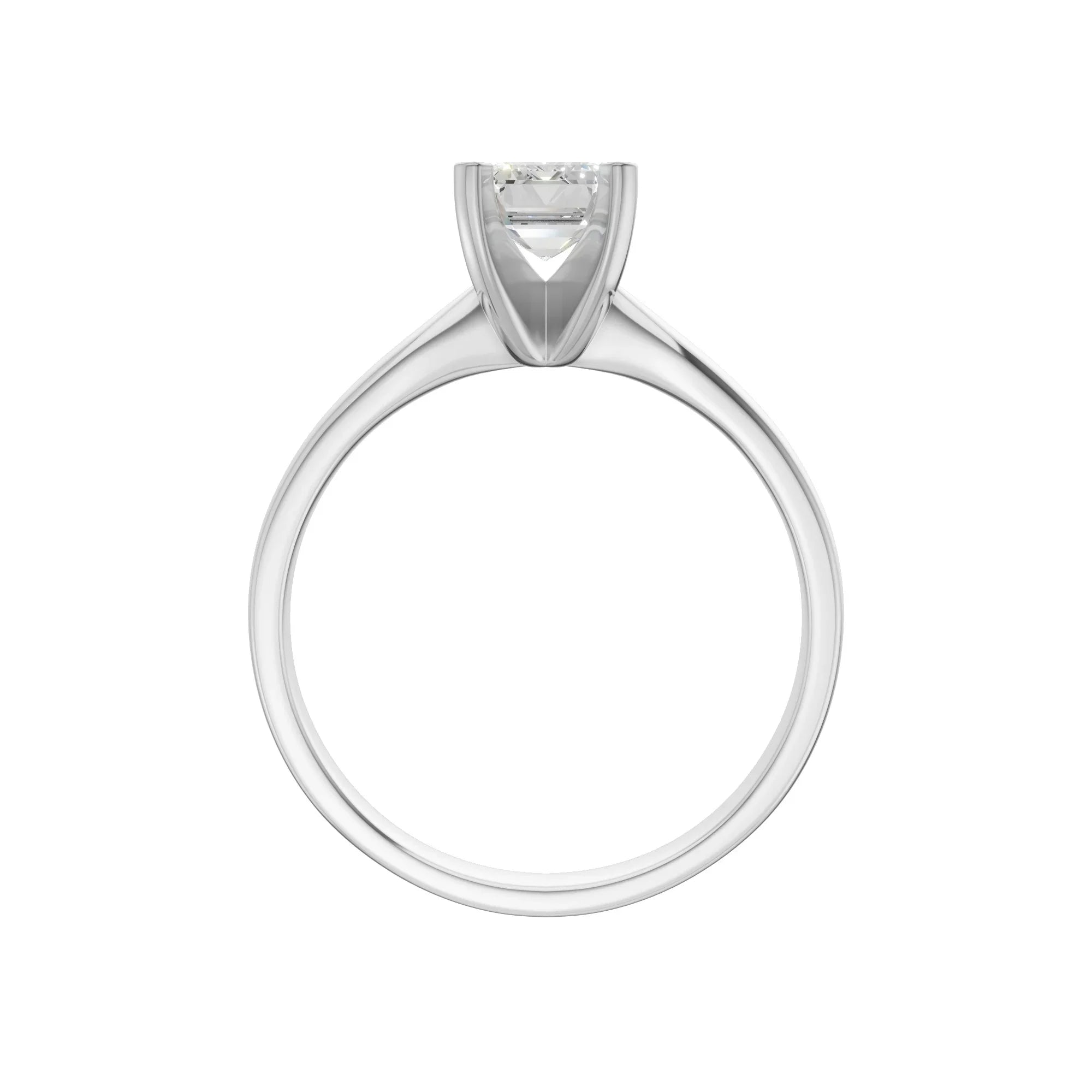 Radiant Cut Solitaire Ring 3.0Ct Certified