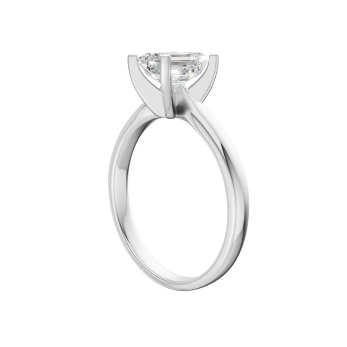 Radiant Cut Solitaire Ring 4.0Ct Certified