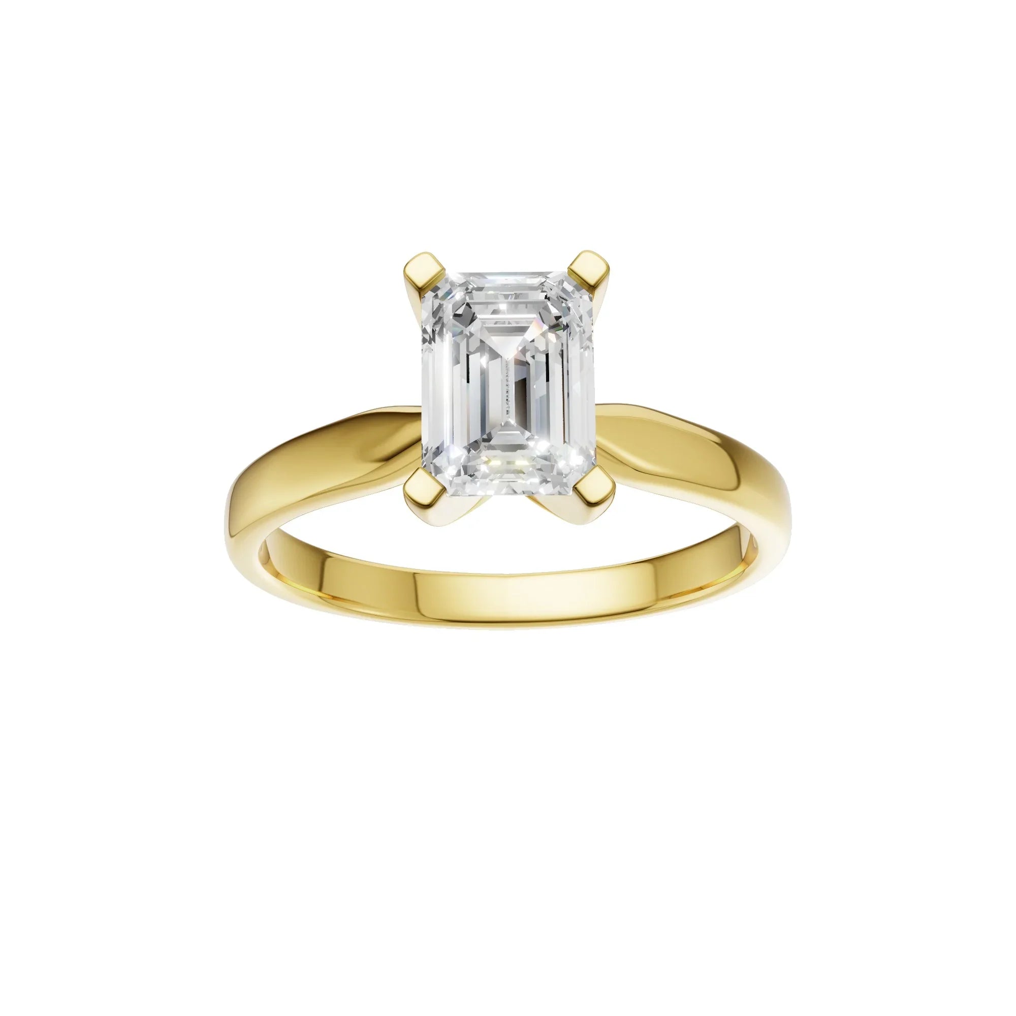 Radiant Cut Solitaire Ring 4.0Ct Certified