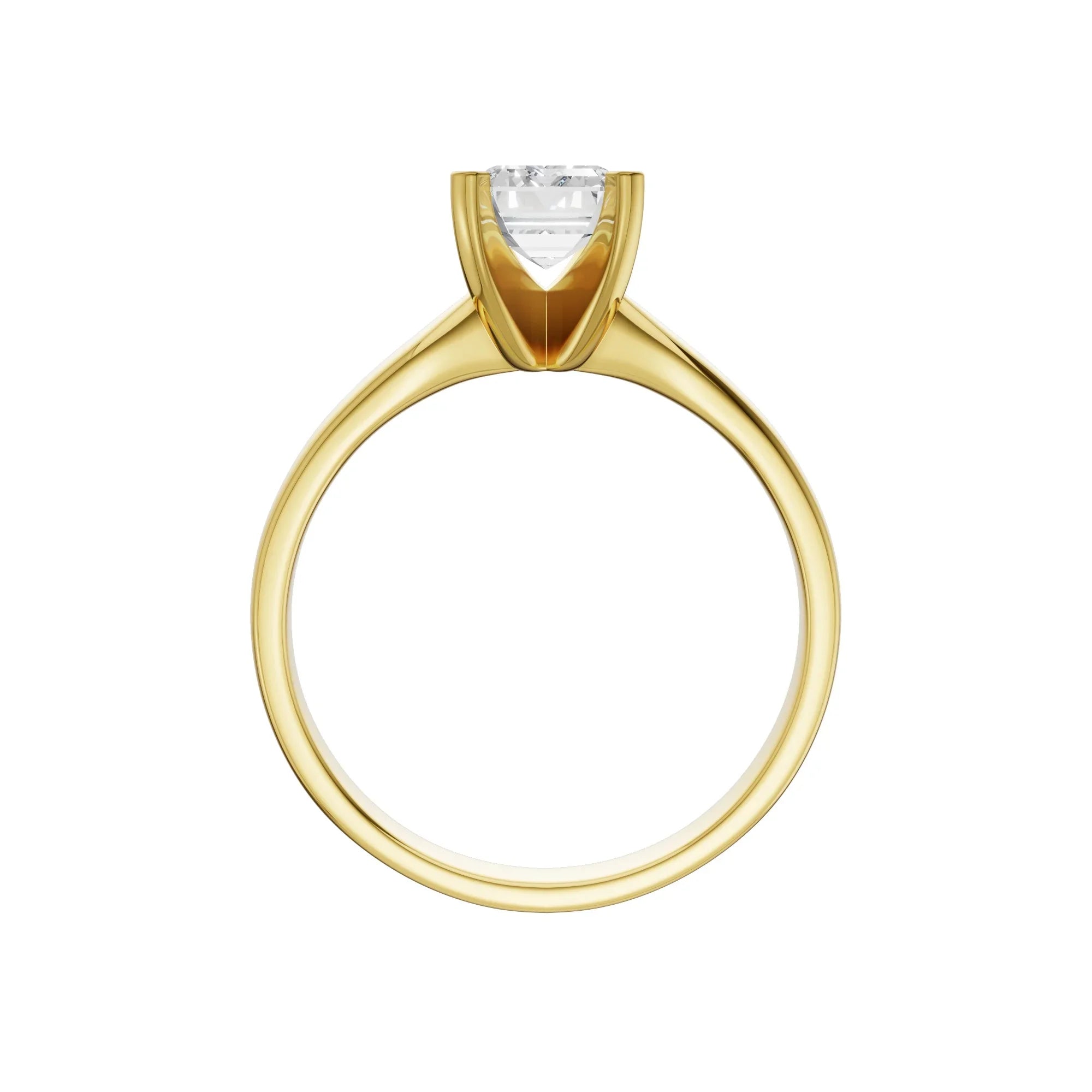 Radiant Cut Solitaire Ring 4.0Ct Certified