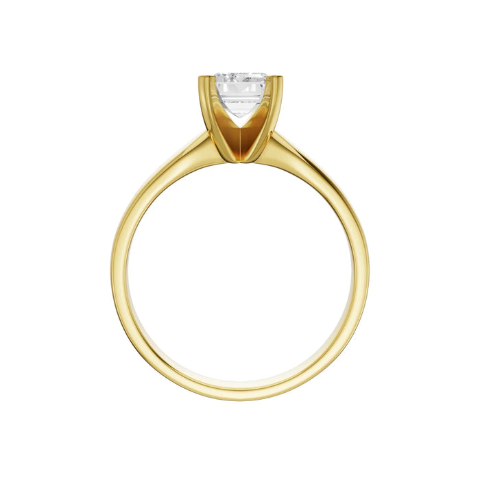 Radiant Cut Solitaire Ring 4.0Ct Certified