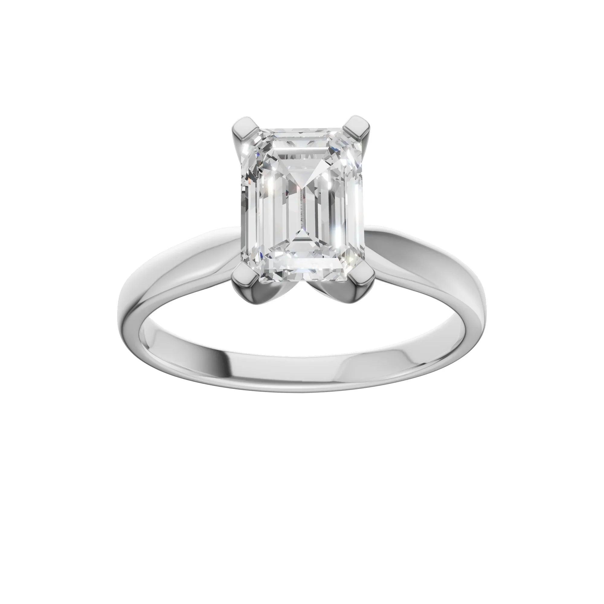 Radiant Cut Solitaire Ring 5.0Ct Certified